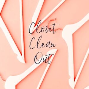 Closet Clean Out!!!! Come make an offer and help me EMPTY this closet!